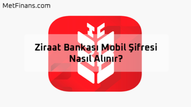 ziraat mobil sifre alma