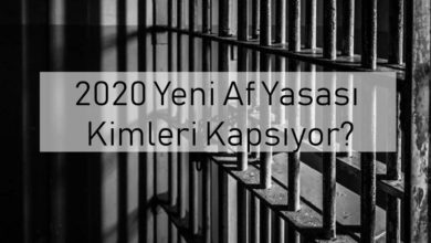 2020 Yeni Af Yasası Kimleri Kapsıyor?